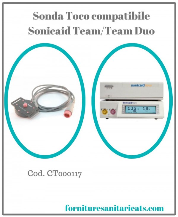 Trasduttore Toco Compatibile Oxford Sonicaid Team/team Duo 8400-6921