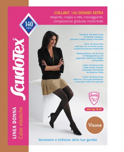 Collant Scudotex 140 Denari Visone Mis. 2