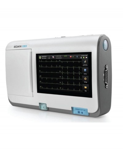 Elettrocardiografo 3 Canali Edan Se-301 Touch Screen 5" con interpretazione Glasgow