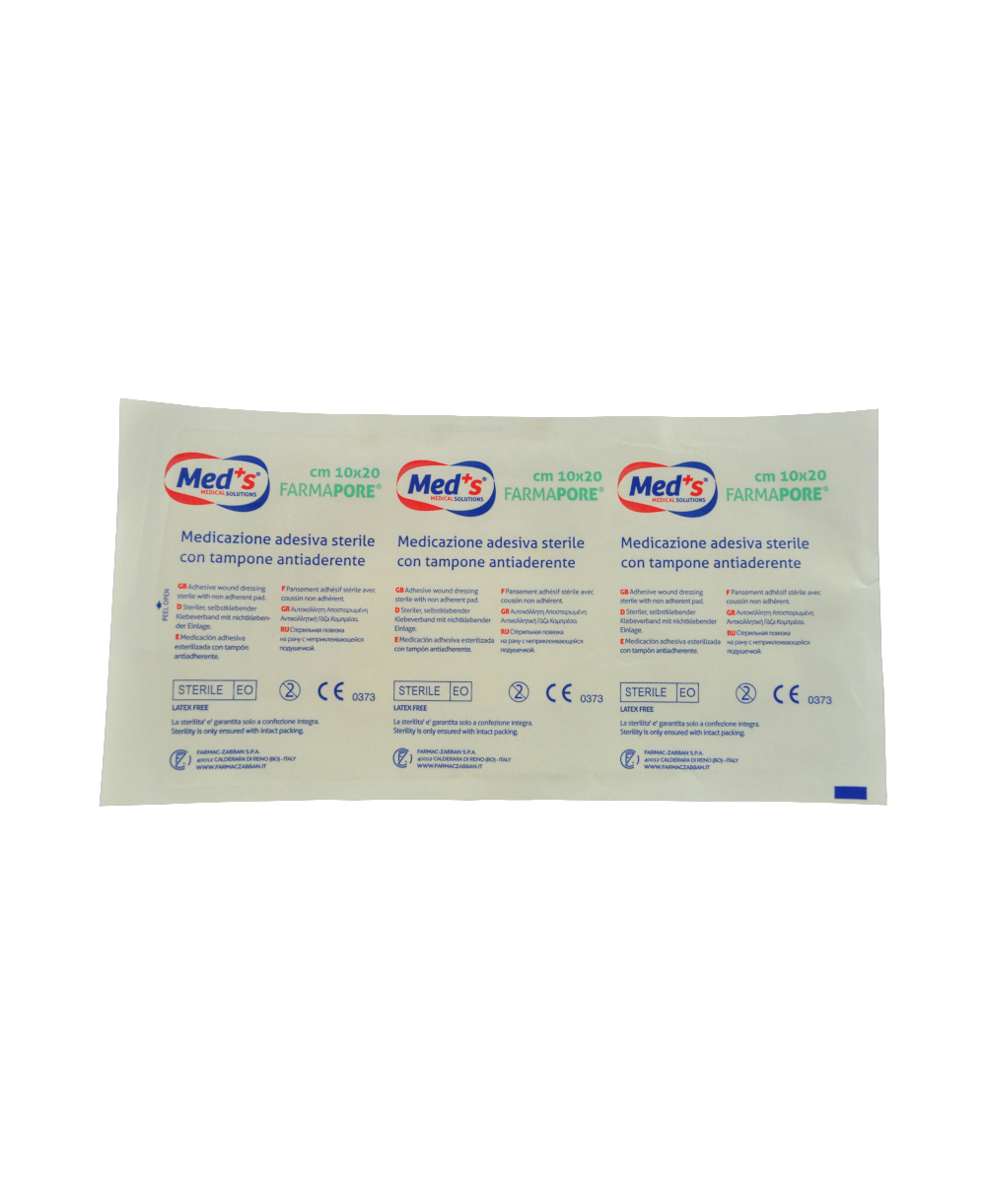 Medicazione Adesiva in Tnt Farmapore Cm 10x20
