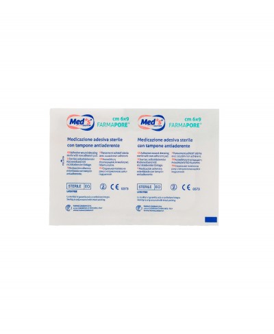 Medicazione Adesiva in Tnt Farmapore Cm 6x9 Farmac Zabban