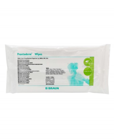 B.Braun Prontoderm® Wipes Salvietta Decolonizzante (MDRO) - Confezione 10 Pezzi B.Braun