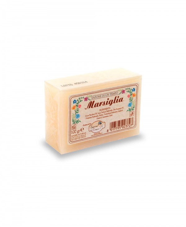 Sapone di Marsiglia Naturale Artigianale con Olio di Oliva e di Cocco 100gr