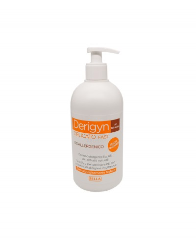 Derigyn Detergente Corpo Delicato Ipoallergenico pH Fisiologico - 500 ml Sella