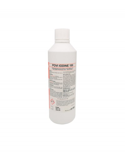 POVI IODINE 100 Antisettico a Base di Pvp Iodio Al 10% - 500 Ml Farmec