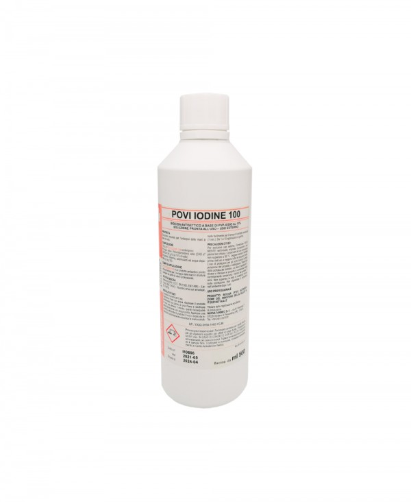 POVI IODINE 100 Antisettico a Base di Pvp Iodio Al 10% - 500 Ml