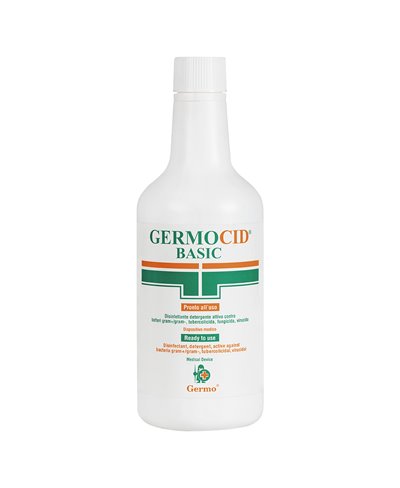Detergente Disinfettante per Superfici a Base Idralcolica Germocid Basic 750 Ml