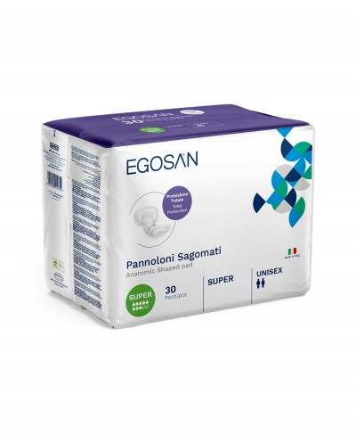 Pannolone Sagomato Egosan Super taglia Unica - Confezione 30 Pezzi Santex