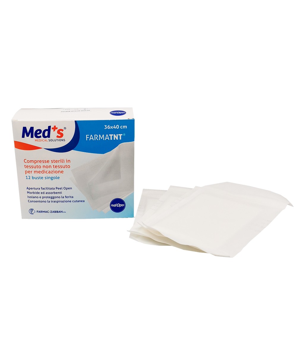 Compresse di Garza Sterili Per Medicazione Profar in TNT 36cm x 40cm 12  Pezzi