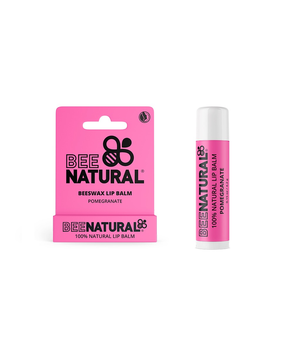 Beenatural Balsamo Labbra 100% Naturale -  Melograno