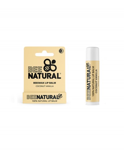 Beenatural Balsamo Labbra 100% Naturale -  Cocco e Vaniglia