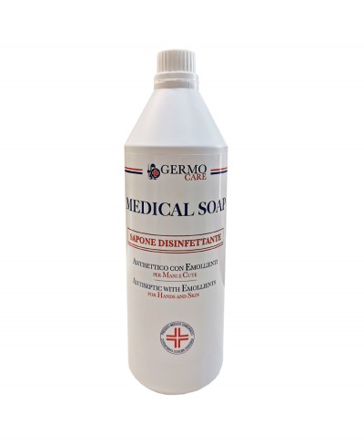 Medical Soap Sapone Disinfettante Antisettico con Emollienti - 1000 ml