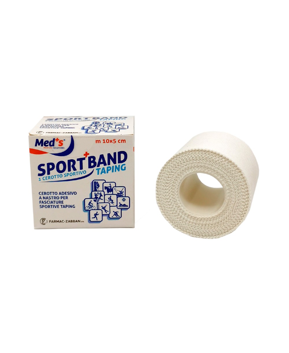 Taping Sportivo Anelastico Sport Band - 5 Cm X 10 Metri