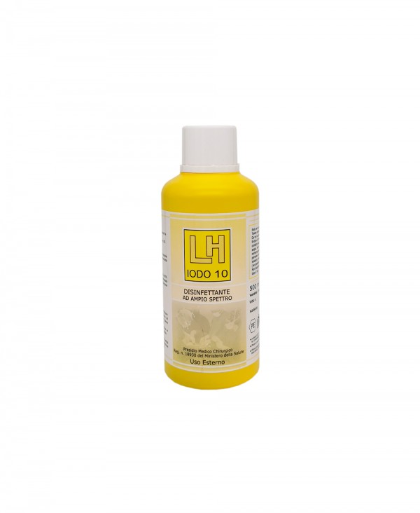 LH Iodo 10 Antisettico a Base di Pvp Iodio al 10% - 500 Ml