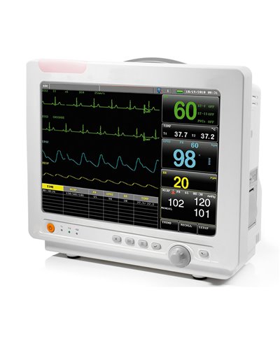 Monitor Multiparametrico Fazzini Pms8000d 6 Parametri - Ecg/Hr, Spo2, Nibp, Temp, PR